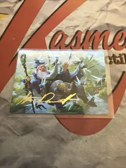 MTG Foundations Art Series Mischievous Mystic #7 Signed/Stamped! - Image 1