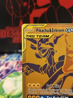 Pikachu & Zekrom GX Tag Team SM248 Promo Sun & Moon Pokemon 2021 - Image 2