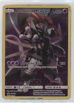 Armored Mewtwo (Full Art) Pokemon Sun & Moon Black Star Promo #SM228 - Image 1