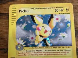 Pokemon Expedition #22/165 Holo Pichu E Reader**not played** - Image 2