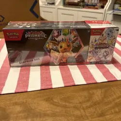 🔥Pokemon Prismatic Evolutions Surprise Box And Booster Bundle Sealed - Image 1