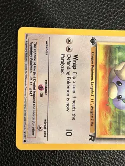 2000 Pokemon TCG Team Rocket Dratini 1st Edition 53/82 - Image 4