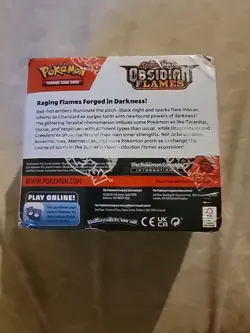 Pokemon TCG Scarlet & Violet Obsidian Flames Booster Box Sealed - Image 3
