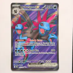 Pokemon Sv: White Flare Hydreigon EX 161/086 Ultra Rare Holo Dragon Double Rare - Image 1