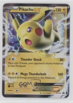 Pikachu EX Pokemon XY Black Star Promo #XY174 - Image 1