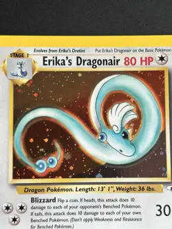 Pokemon TCG Erika's Dragonair 4/132 Gym Heroes Holo NM - Image 4
