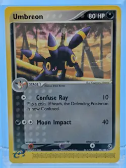 Umbreon 24/100 Regular - Rare - Pokemon EX Sandstorm - MP - See Video - Image 1
