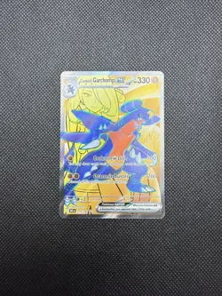 Pokemon TCG Cynthia's Garchomp EX 215/182 Destined Rivals Ultra Rare - Image 1