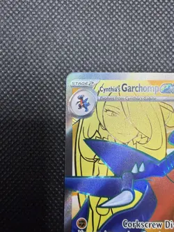Pokemon TCG Cynthia's Garchomp EX 215/182 Destined Rivals Ultra Rare - Image 5