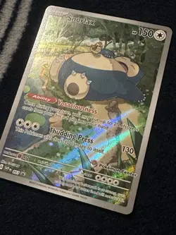 Pokemon TCG Snorlax 151 Promo Pokemon Center Stamped - Image 3