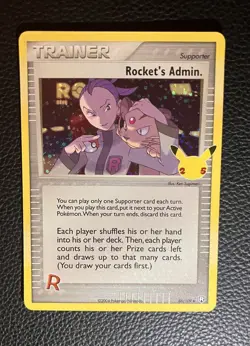 Rocket's Admin Holo | 25th Anniversary Celebrations 86/109 | Pokemon - Image 1