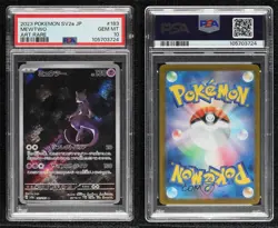 Art Rare - Mewtwo Japanese Pokemon Scarlet & Violet 151 sv2a PSA 10 GEM MT - Image 3