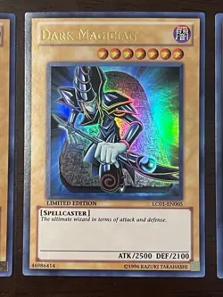 Yugioh Promo Lot LIMITED EDITION HOLO LC01 Red-Eyes, Dark Magician, Blue-Eyes - Image 3