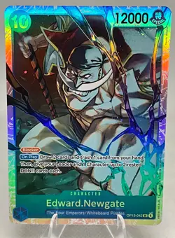 One Piece Edward.Newgate OP13-042 Carrying On His Will Foil SR - English - Image 1