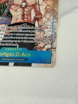One Piece CCG Portgas.D.Ace OP13-119 Parallel Secret Rare Foil 7000 Power Rush - Image 2