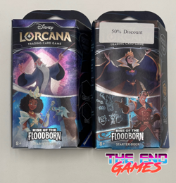 Lorcana Rise of the Floodborn Starter Deck Set of 2 Disney New HOT SALE! - Image 1
