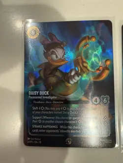 Daisy Duck Paranormal Investigator (Store Championship) 24 And 23 Disney Lorcana - Image 3