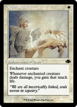 Spirit Link - Retro Frame x1 - Dominaria Remastered - NM-Mint, English - Dominar - Image 1