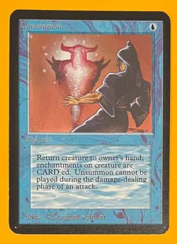 MTG UNSUMMON Alpha (OldManMTG 013-062) - Image 1