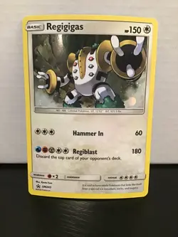 Regigigas SM243 Cosmos Holo Pokemon Black Star Promo - Image 1