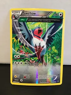 Swellow 72/108 Pokemon Roaring Skies Rare Holo - Image 1