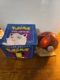 Sealed 23K Gold Plated, Limited Edition Pokemon Jigglypuff Card In a Poke Ball ￼ - Image 1