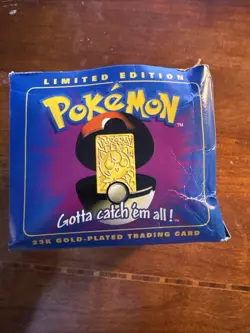 Sealed 23K Gold Plated, Limited Edition Pokemon Jigglypuff Card In a Poke Ball ￼ - Image 3