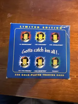 Sealed 23K Gold Plated, Limited Edition Pokemon Jigglypuff Card In a Poke Ball ￼ - Image 5