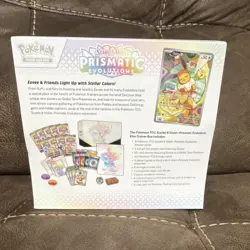 Pokemon Scarlet & Violet Prismatic Evolutions Elite Trainer Box Eevee Promo - Image 2