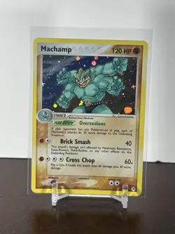 Pokemon TCG Machamp Holo Rare Card Hidden Legends 9/101 - Image 1
