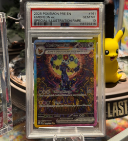 POKEMON 2025 UMBREON ex PRE PRISMATIC EVOLUTIONS #161 PSA 10 - Image 2