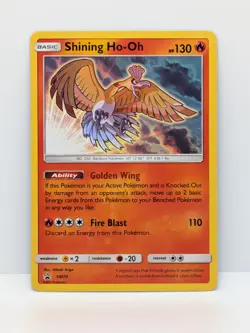 Shining Ho-Oh SM70 Shiny Promo Pokemon Card - Image 1