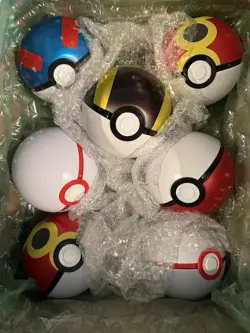 Pokemon Poke Balls Empty - Lot Of 7 - Image 1