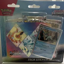 Pokemon Prismatic Evolutions Tech Sticker Collection Glaceon Card SVP045 - Image 1
