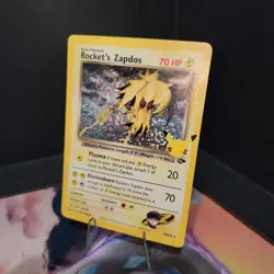 Rocket's Zapdos - Celebrations (CCC) 25th Anniversary 15/132 NM Pokemon TCG Holo - Image 2