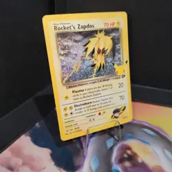 Rocket's Zapdos - Celebrations (CCC) 25th Anniversary 15/132 NM Pokemon TCG Holo - Image 3