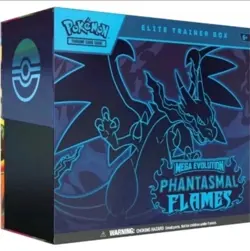 Pokemon Mega Evolution Phantasmal Flames Elite Trainer Box ETB Sealed - Image 1