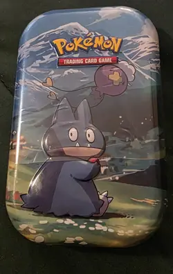 Pokemon Sinnoh Stars Mini Tin Munchlax Sealed 2 Booster Packs Coin - Image 1