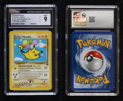 Flying Pikachu Pokemon WOTC Black Star Promo CGC 9 Mint 1999 - Image 3