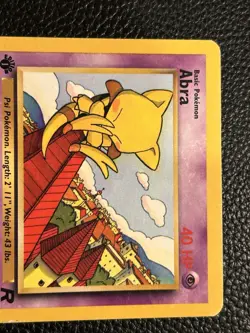 Pokemon TCG Abra 1st Edition Common Team Rocket #49/82 2000 WOTC VTG LP - Image 2