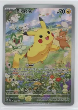 Pikachu (Paldea Adventure Chest) Holo Pokemon Scarlet & Violet Black Star Promo - Image 1