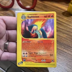 Pokemon TCG Typhlosion Expedition Base Set Card 65/165 Regular Rare LP - Image 2