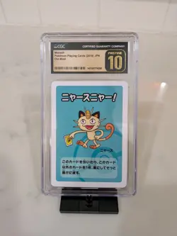Meowth Old Maid 2019 Japanese Pokemon Card CGC 10 Pristine - Image 1
