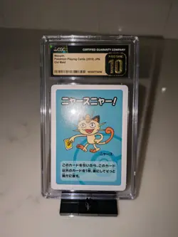 Meowth Old Maid 2019 Japanese Pokemon Card CGC 10 Pristine - Image 2