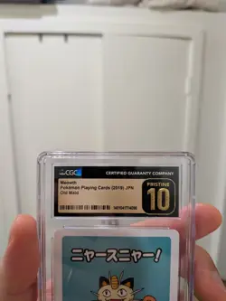Meowth Old Maid 2019 Japanese Pokemon Card CGC 10 Pristine - Image 5