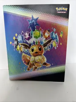 Pokemon Prismatic Evolutions Eevee Binder Collection BINDER ONLY - Image 1