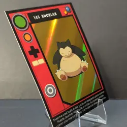 2025 POKEMON POKEDEX Kanto #143 SNORLAX Peru Edition Gold Holo Foil - Image 3