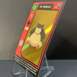 2025 POKEMON POKEDEX Kanto #143 SNORLAX Peru Edition Gold Holo Foil - Image 4