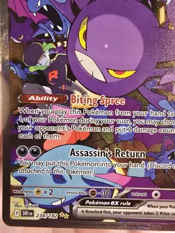 Pokemon TCG Team Rockets Crobat EX Destined Rivals #234/182 NM Nice! - Image 2
