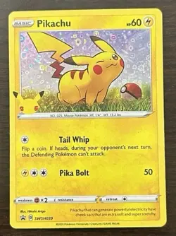 Pikachu SWSH039 General Mills Promo 2020 Holo Rare Holo Pokemon TCG Card - Image 1